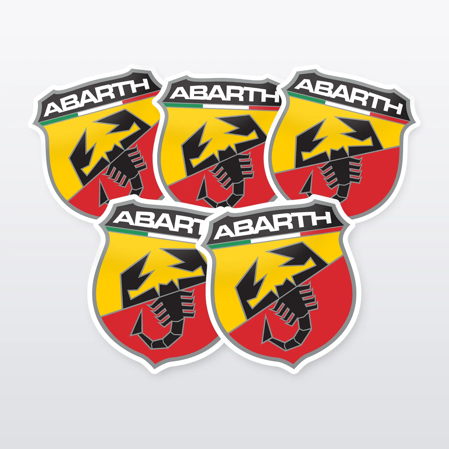 Abarth Custom Aufkleber Set – 5 Sticker