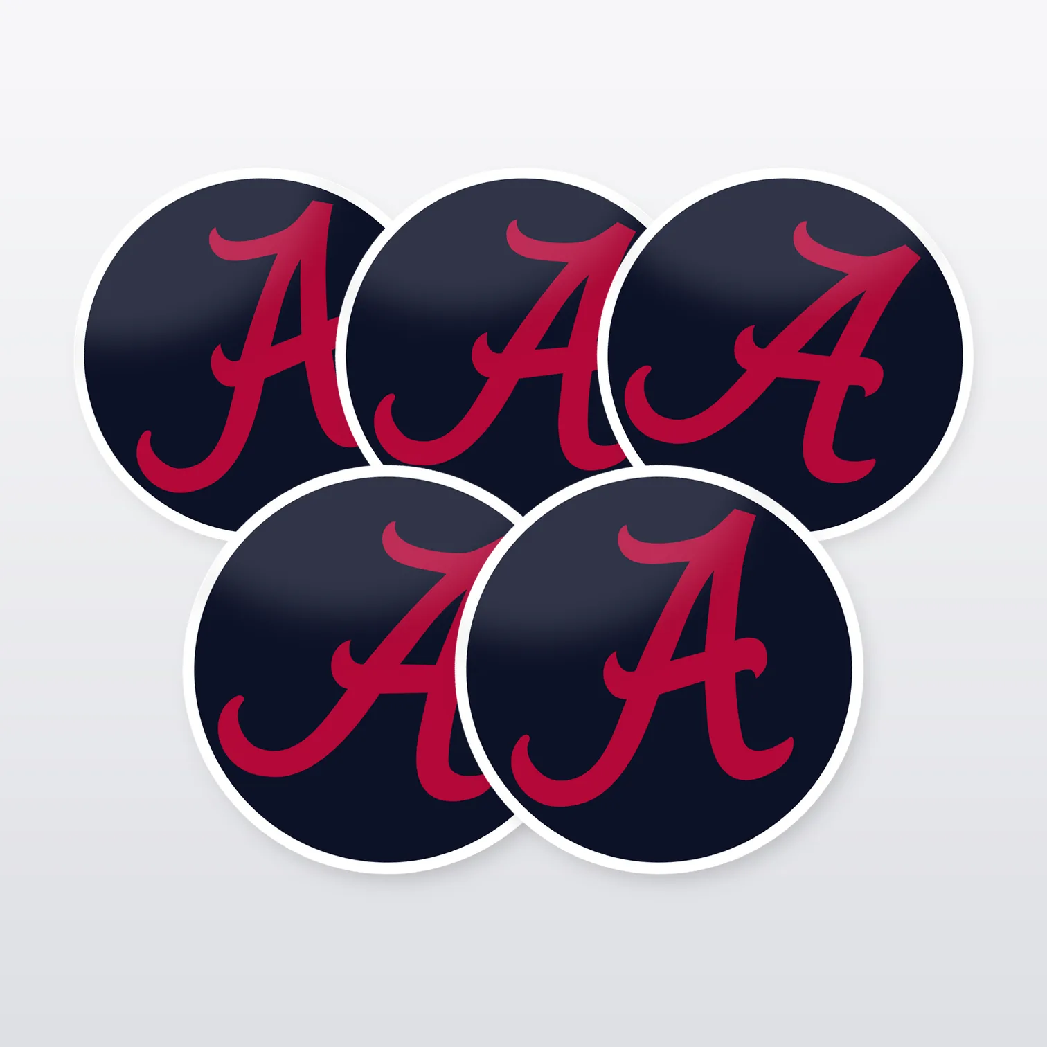 Alabama Crimson Tide Aufkleber Set I