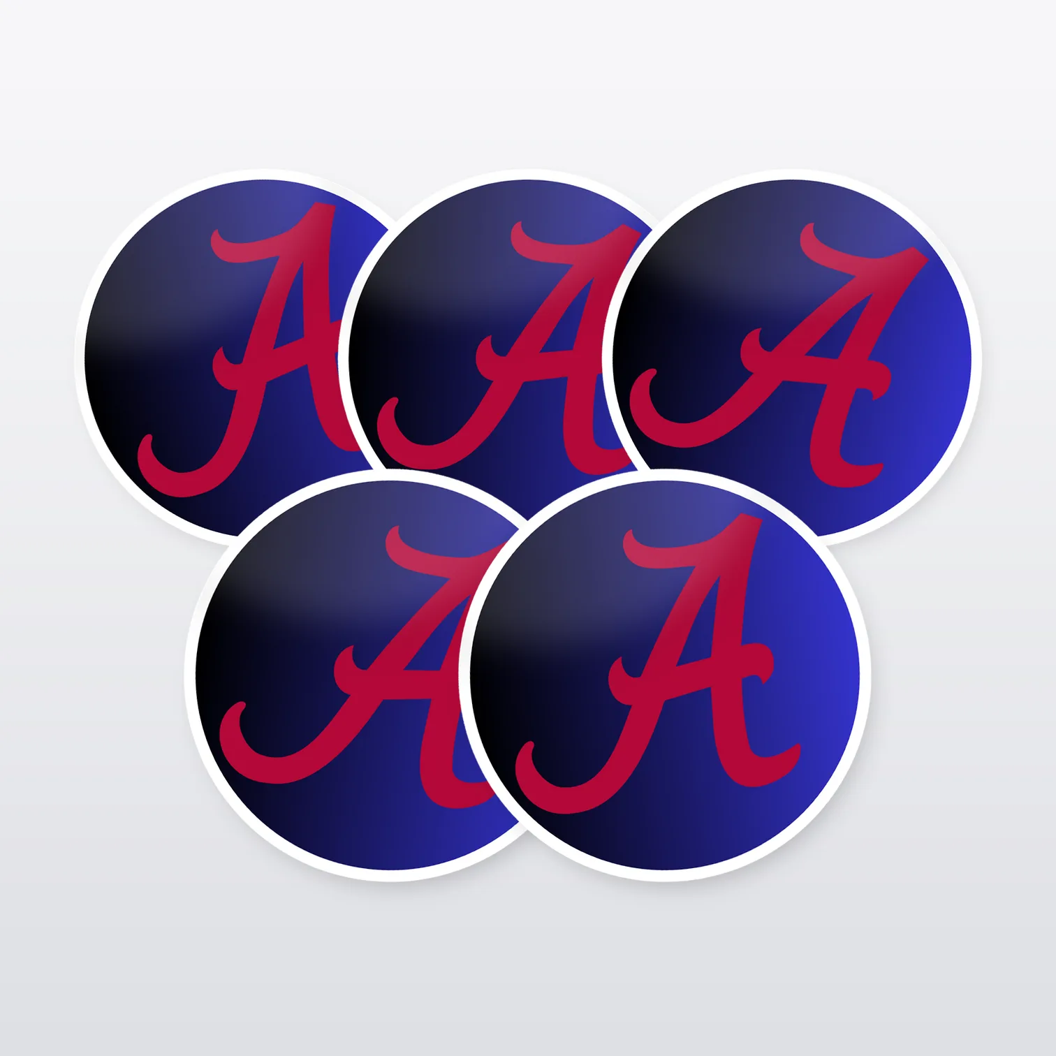 Alabama Crimson Tide Aufkleber Set II