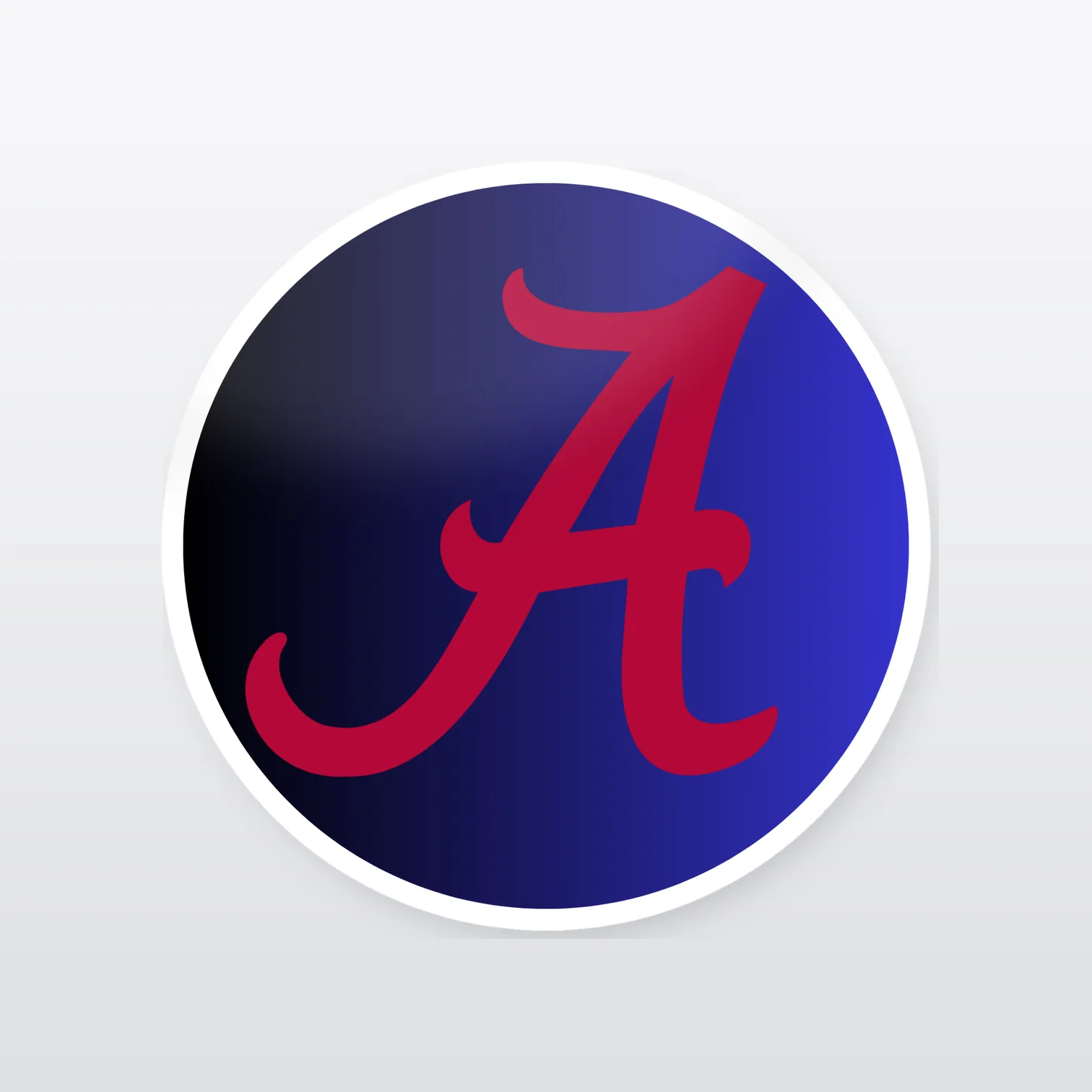 Alabama Crimson Tide Aufkleber Set II