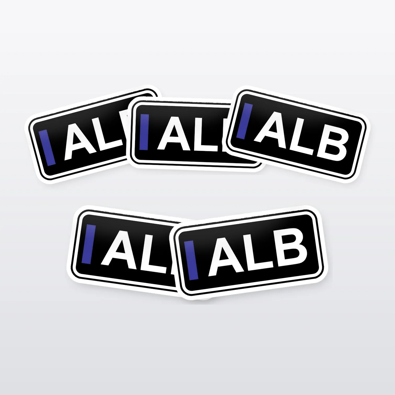 Alexander Albon Aufkleber Set – 5 Sticker