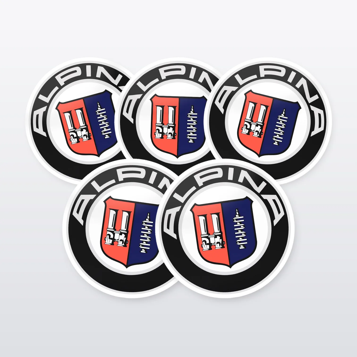 Alpina Aufkleber Set – 5 Sticker