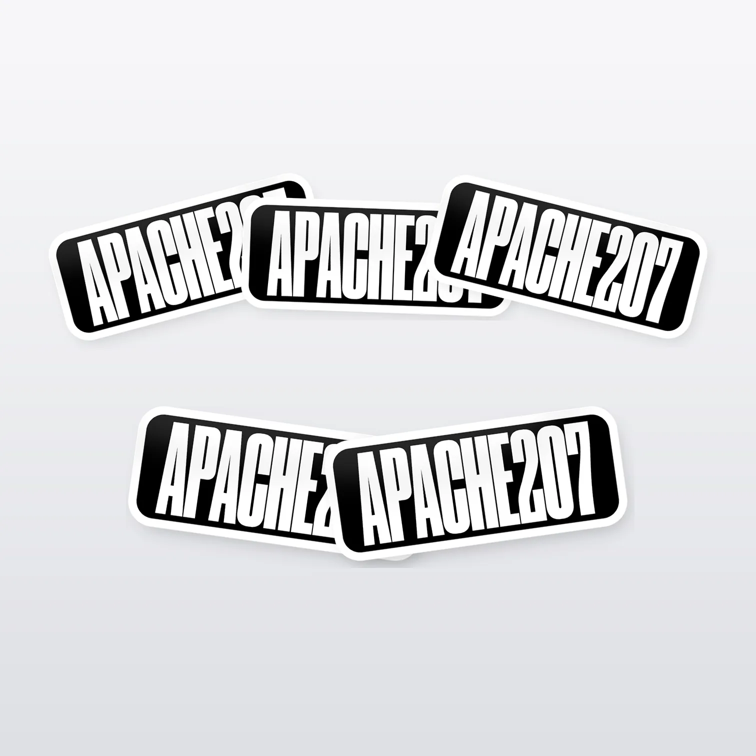 Apache 207 Aufkleber Set