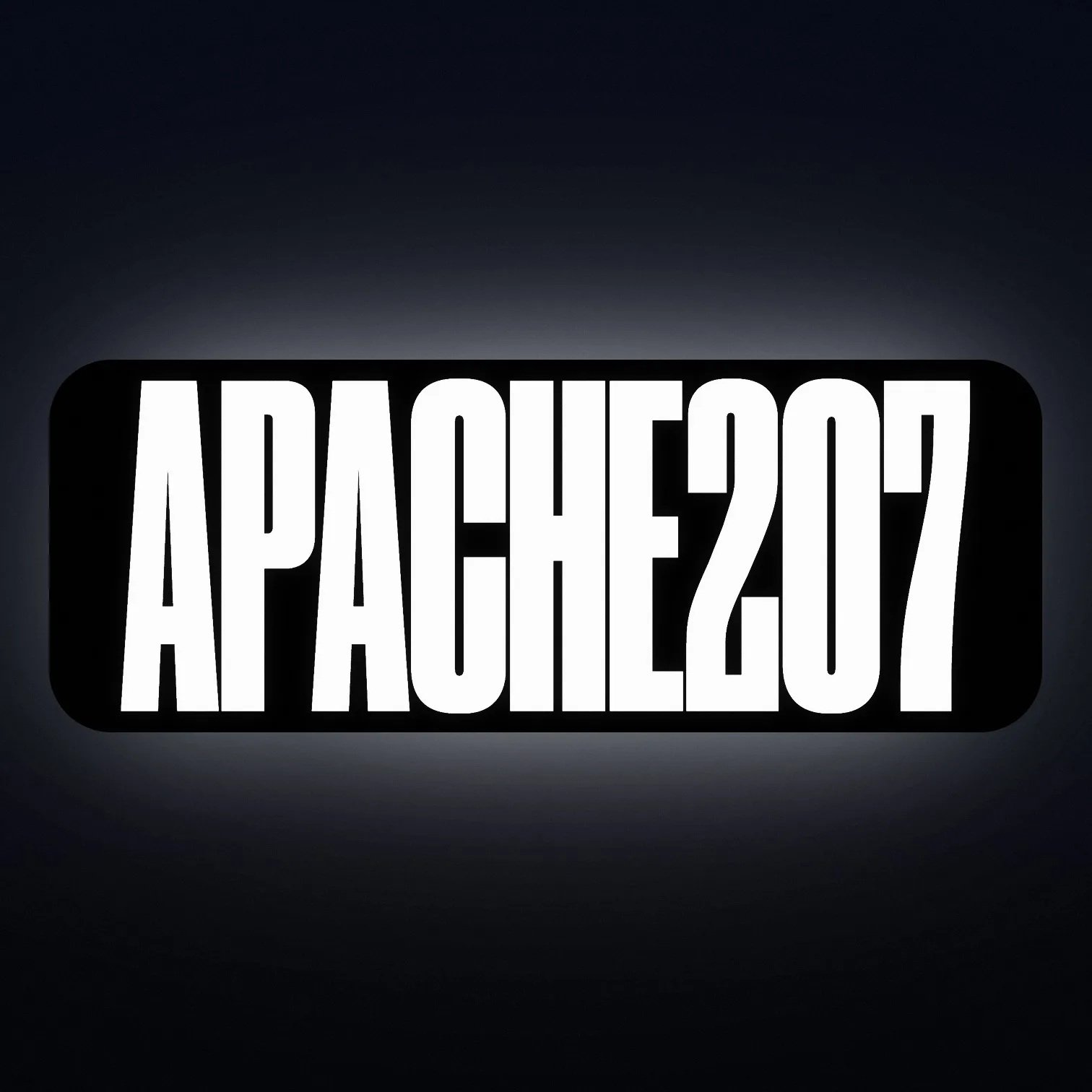 Apache 207 LED-Leuchte beleuchtet Frontansicht