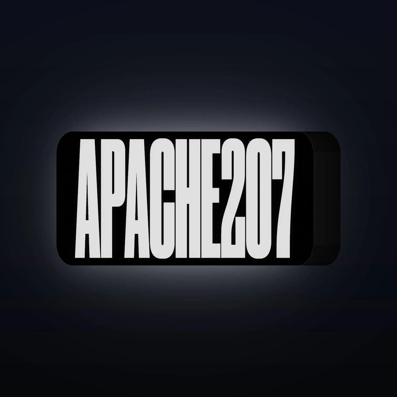 Apache 207 LED-Leuchte beleuchtet Schrägansicht