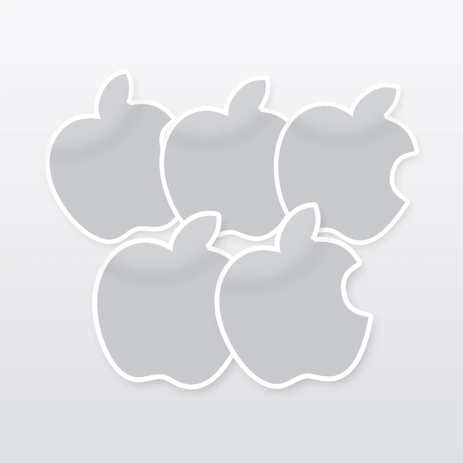 Apple Aufkleber Set