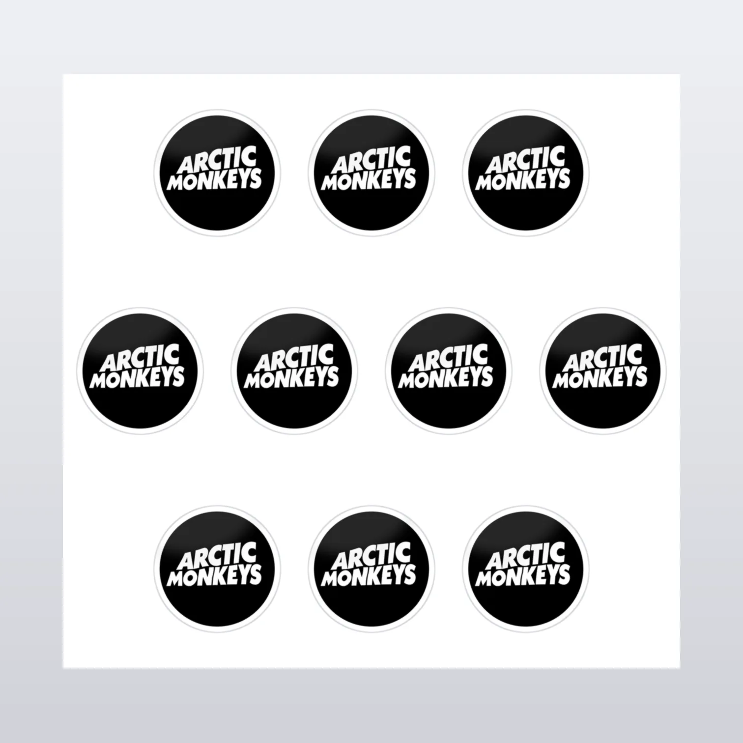 Arctic Monkeys Aufkleber Set – Aufkleber auf Bogen