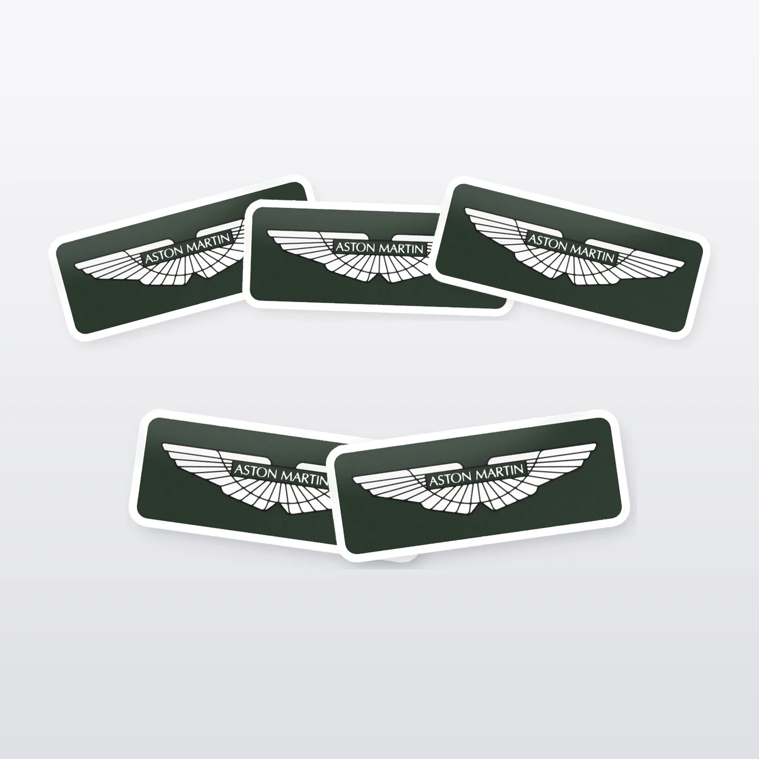 Aston Martin Logo Aufkleber Set – 5 Sticker