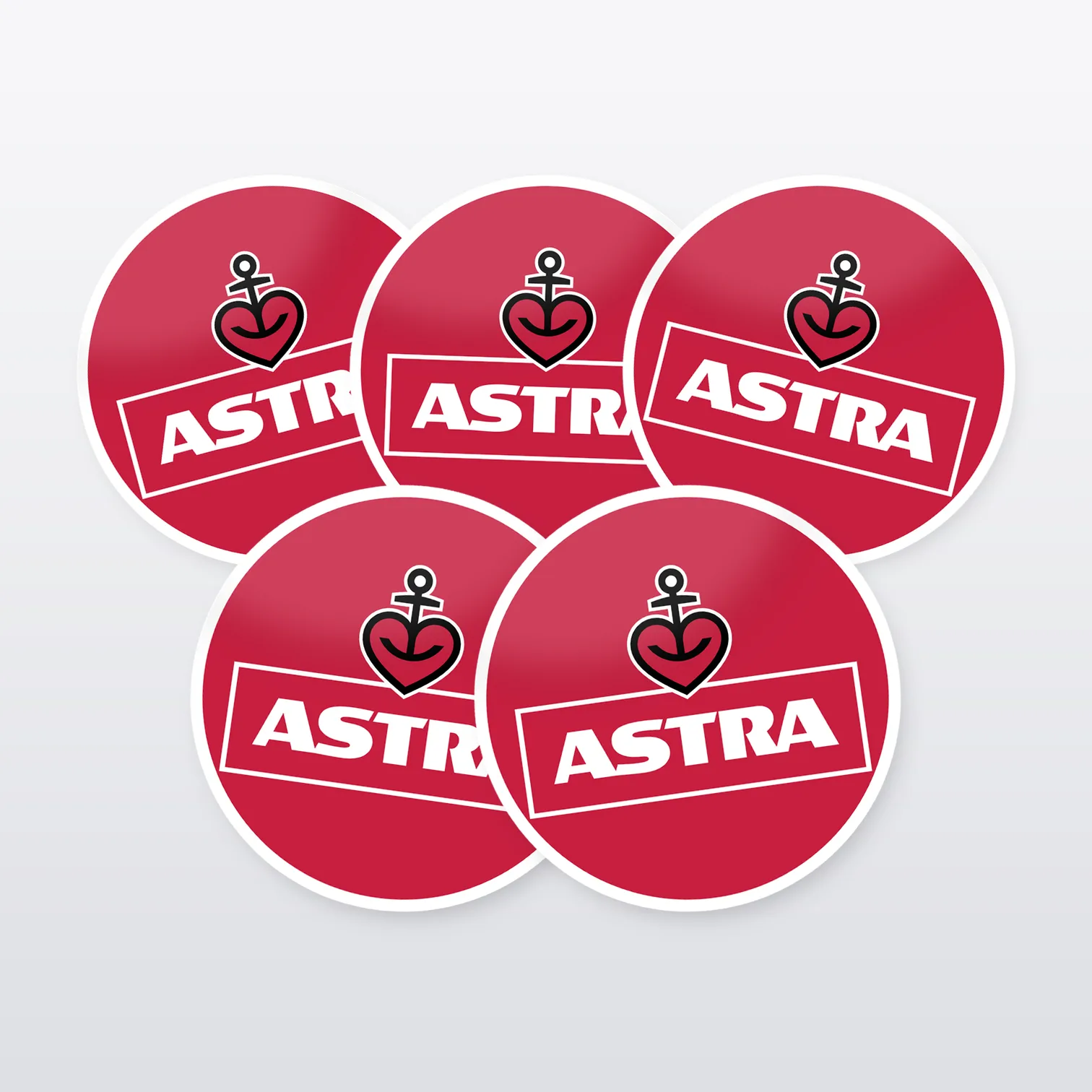 Astra Bier Aufkleber Set – 5 Sticker