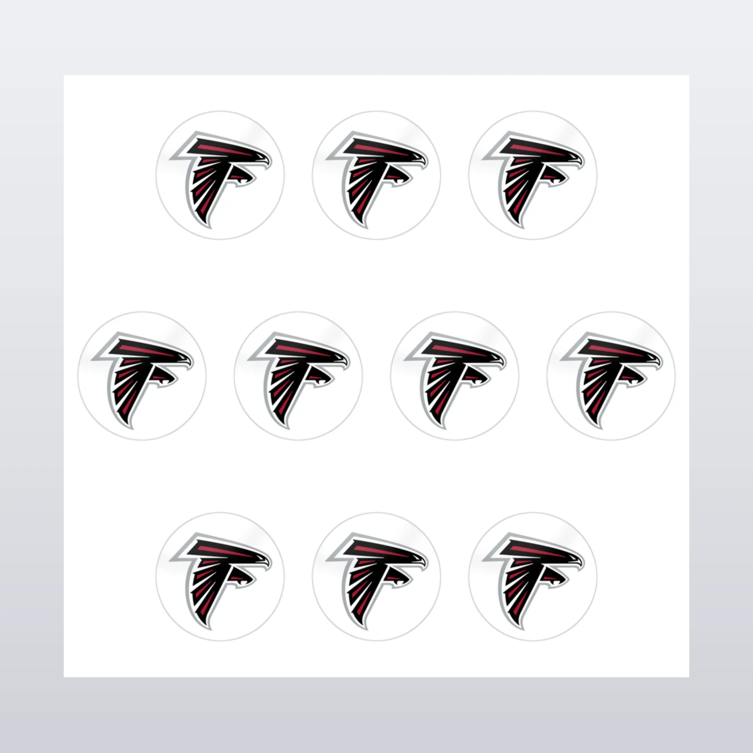 Atlanta Falcons Aufkleber Set I