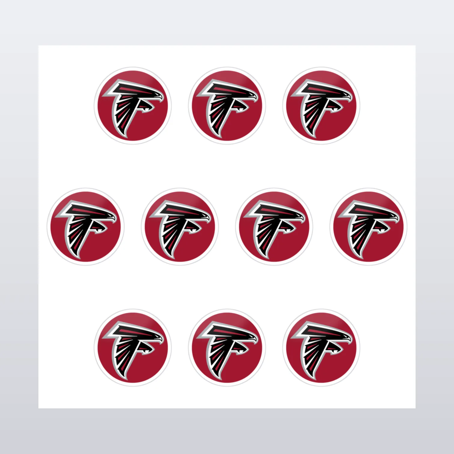 Atlanta Falcons Aufkleber Set II