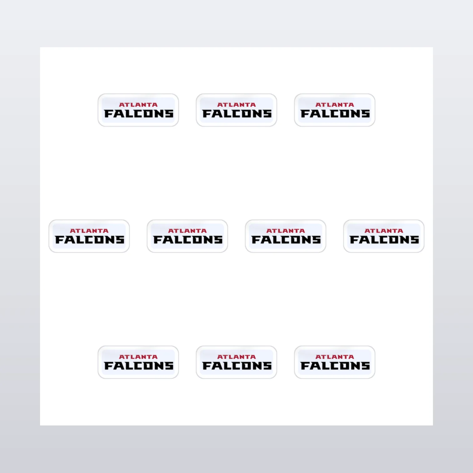 Atlanta Falcons Aufkleber Set III