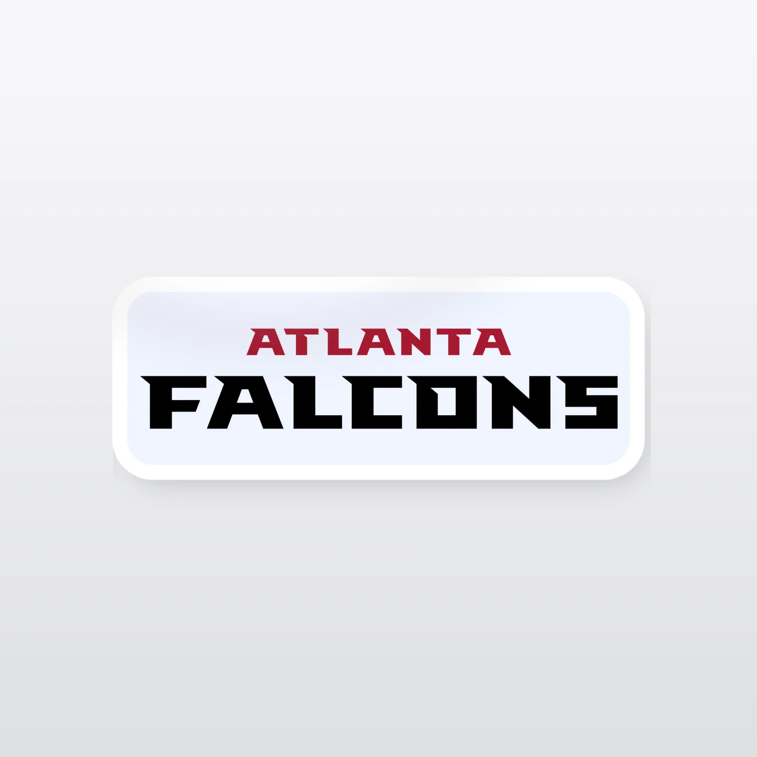 Atlanta Falcons Aufkleber Set III