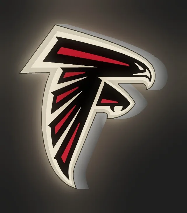 Atlanta Falcons LED-Leuchtschild