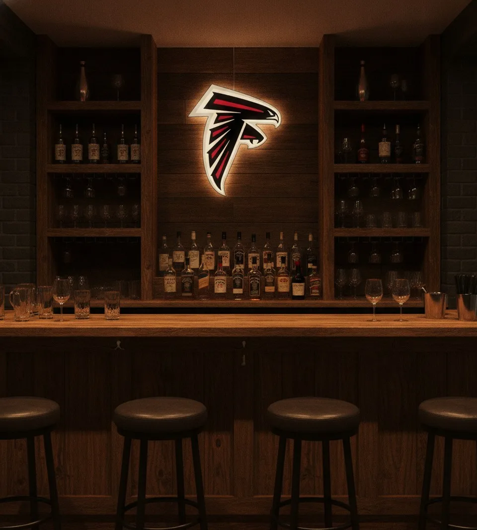 Atlanta Falcons LED-Leuchtschild