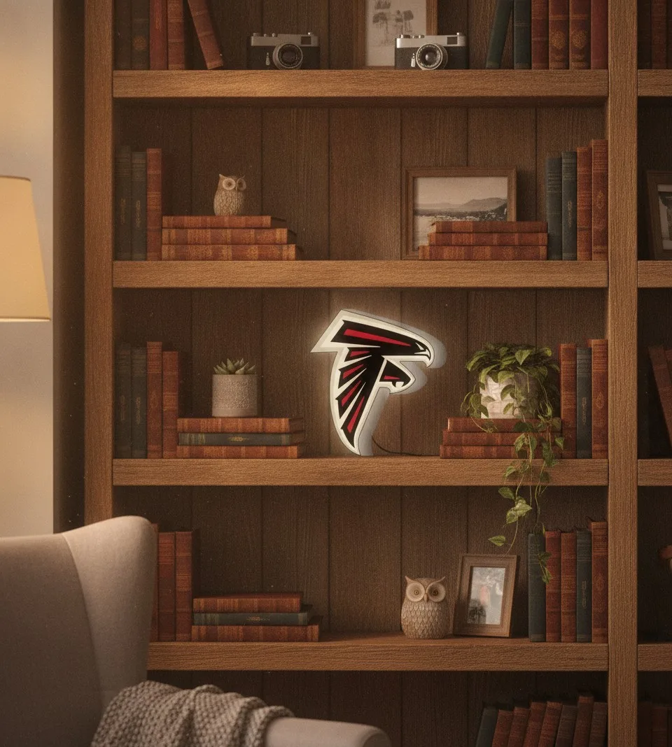 Atlanta Falcons LED-Leuchtschild