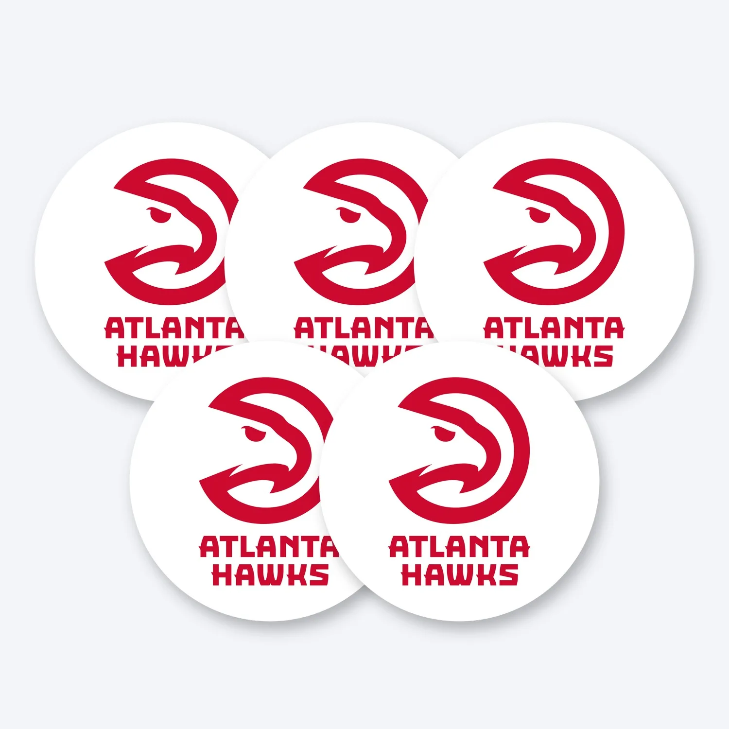 Atlanta Hawks NBA Aufkleber Set I