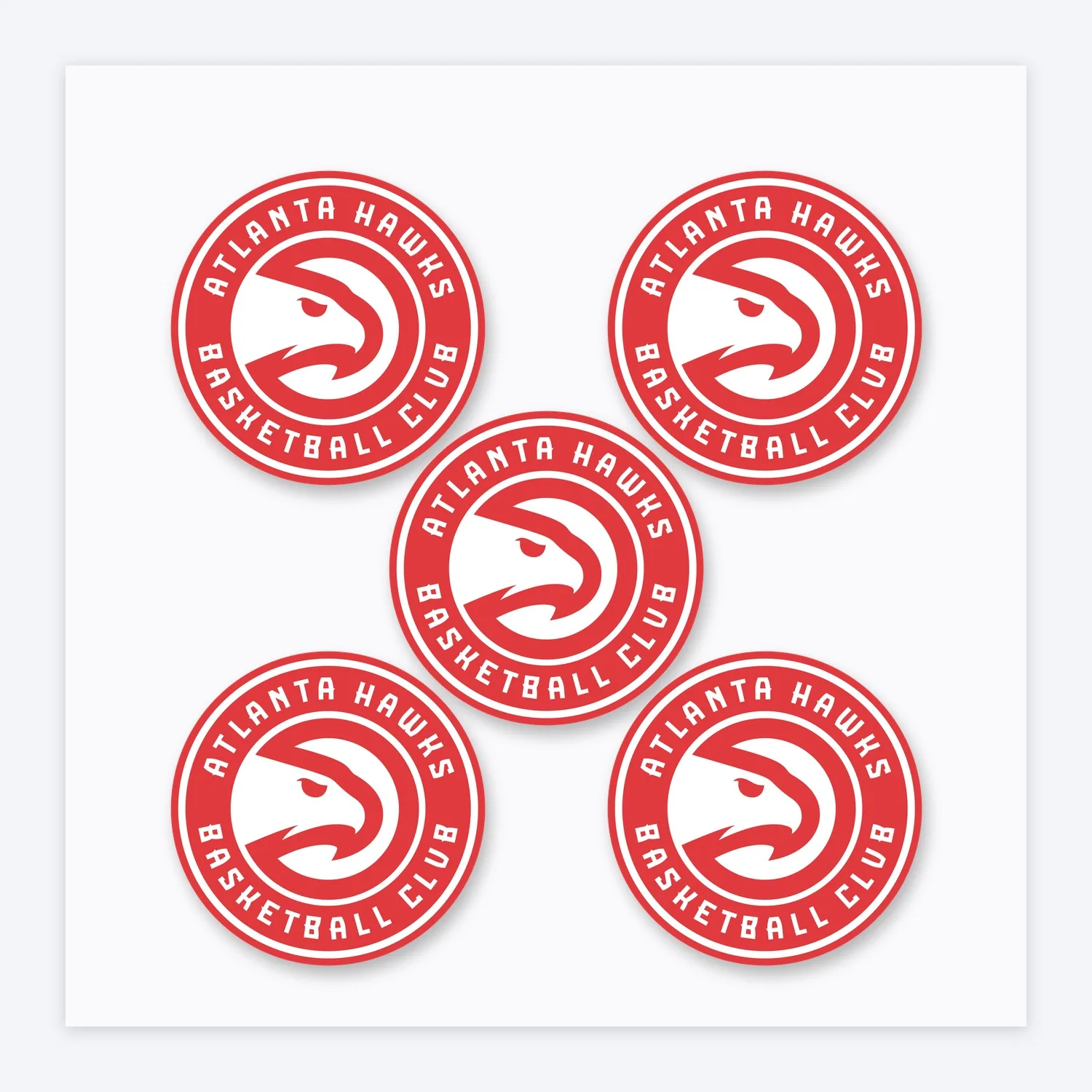 Atlanta Hawks NBA Aufkleber Set II