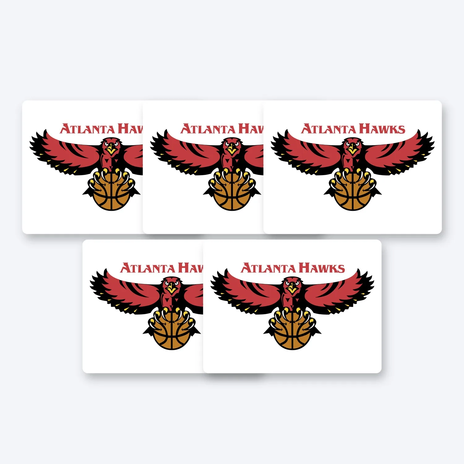 Atlanta Hawks NBA Aufkleber Set III