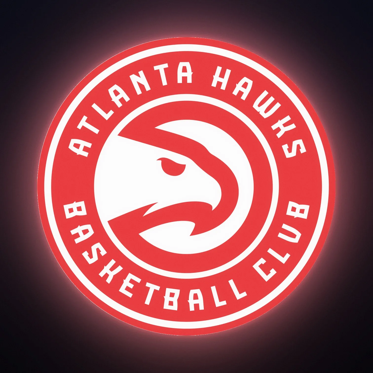 Atlanta Hawks NBA LED-Leuchte II