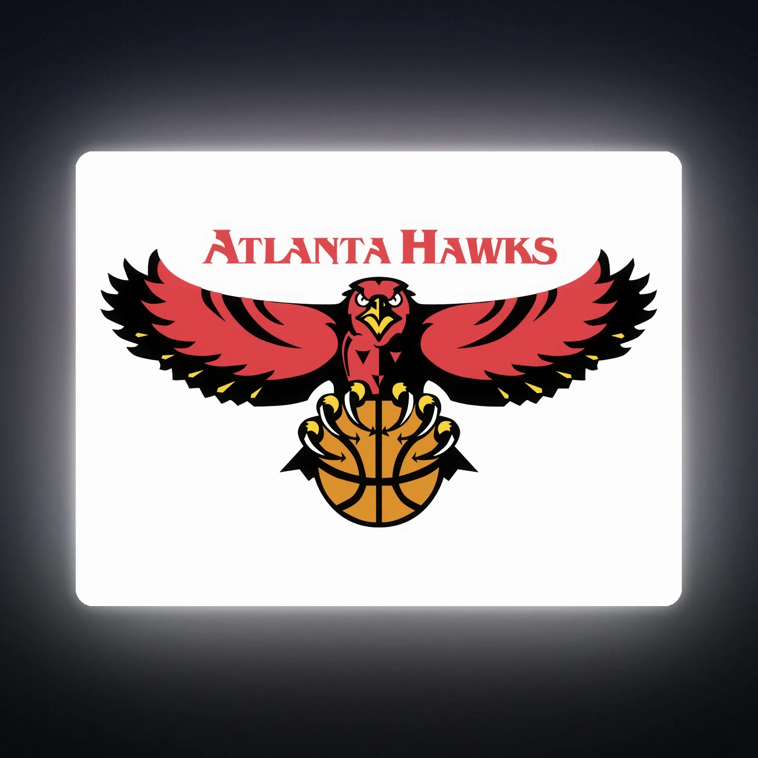 Atlanta Hawks NBA LED-Leuchte III