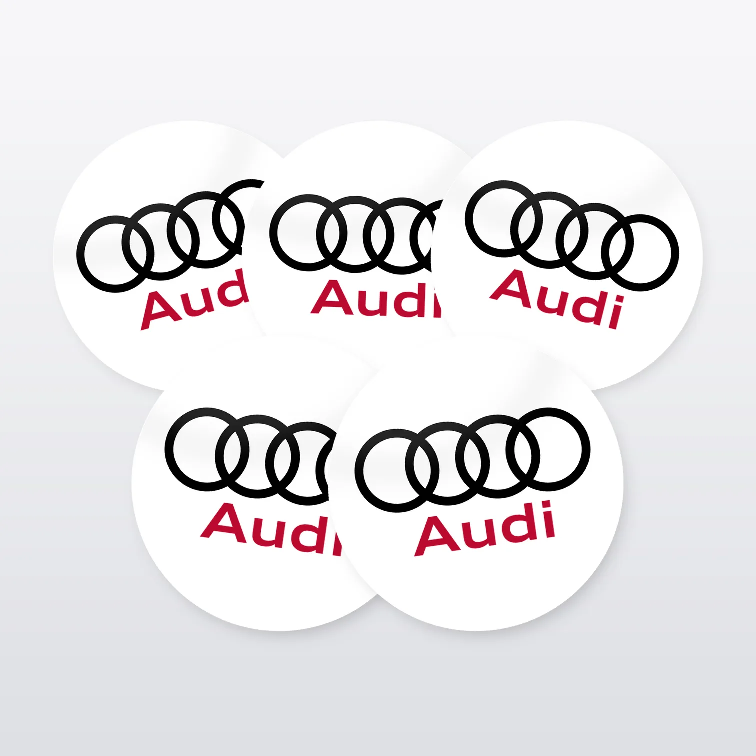 Audi Aufkleber Set – 5 Sticker