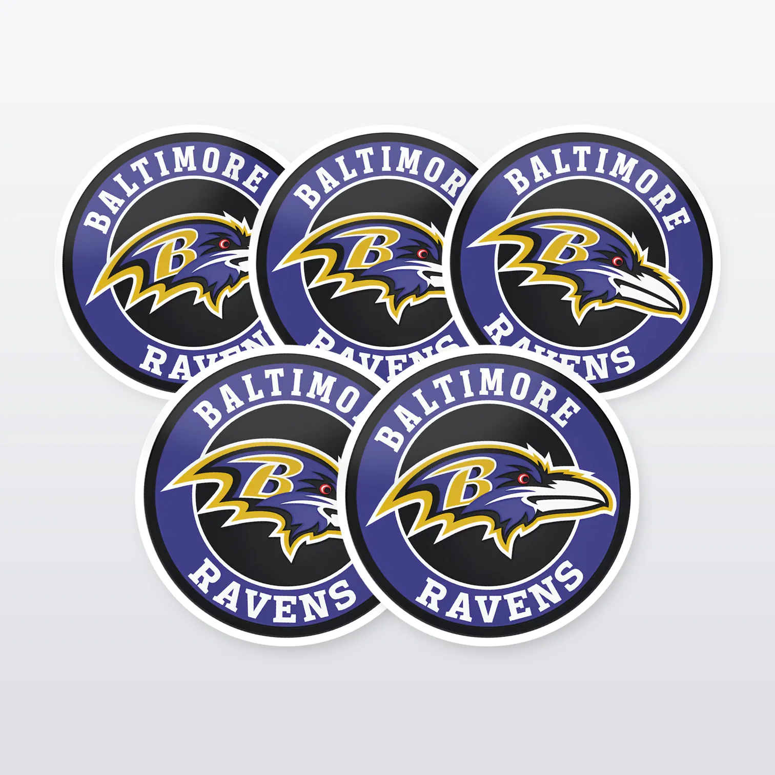 Baltimore Ravens Aufkleber Set I