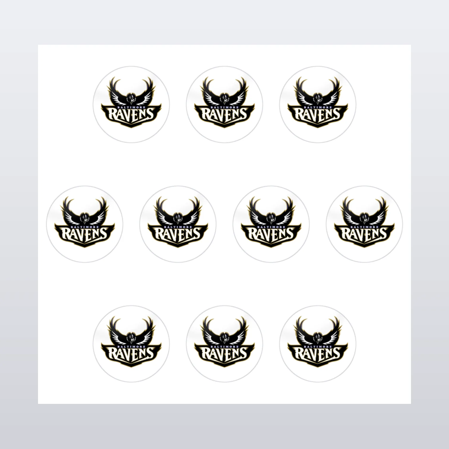 Baltimore Ravens Aufkleber Set II