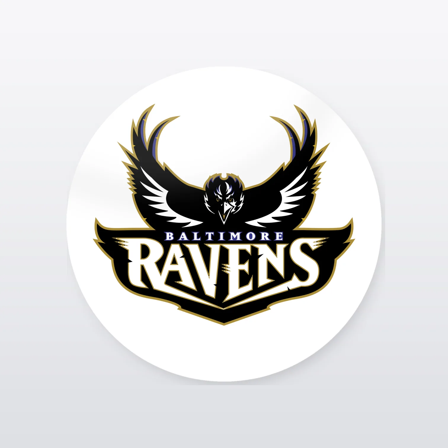 Baltimore Ravens Aufkleber Set II