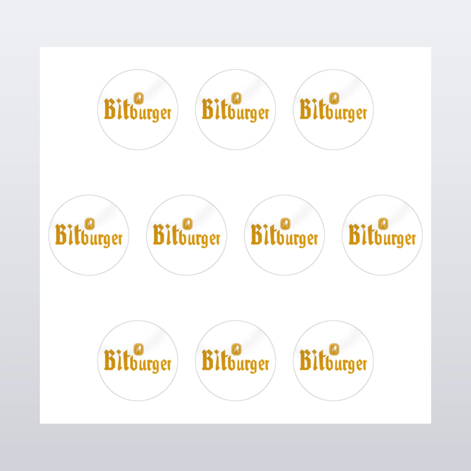 Bitburger Bier Aufkleber Set – Aufkleber auf Bogen