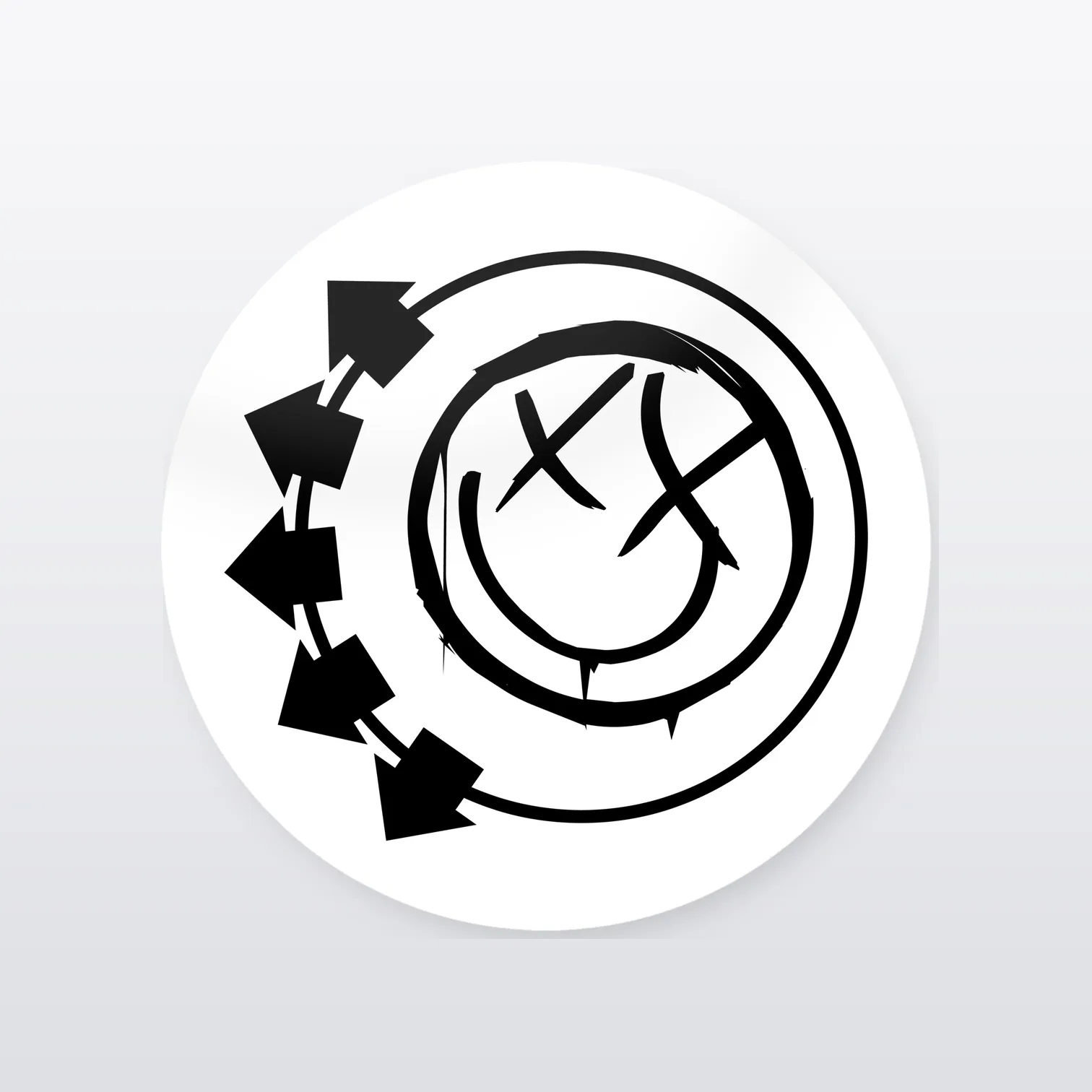 Blink-182 Aufkleber Set – einzelner Aufkleber in Großaufnahme