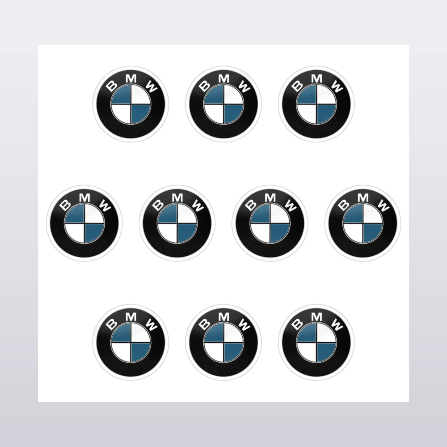 BMW Aufkleber Set – Aufkleber auf Bogen