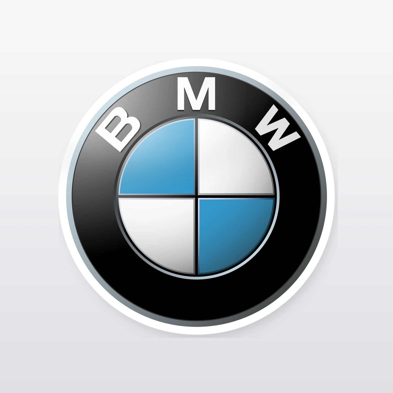 BMW Aufkleber Set – einzelner Aufkleber in Großaufnahme