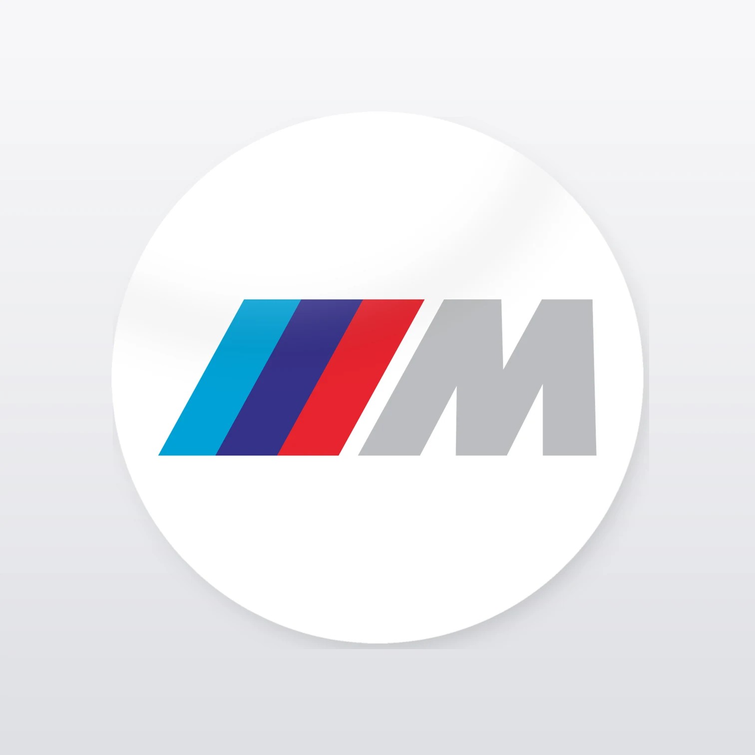 BMW M Aufkleber Set – einzelner Aufkleber in Großaufnahme