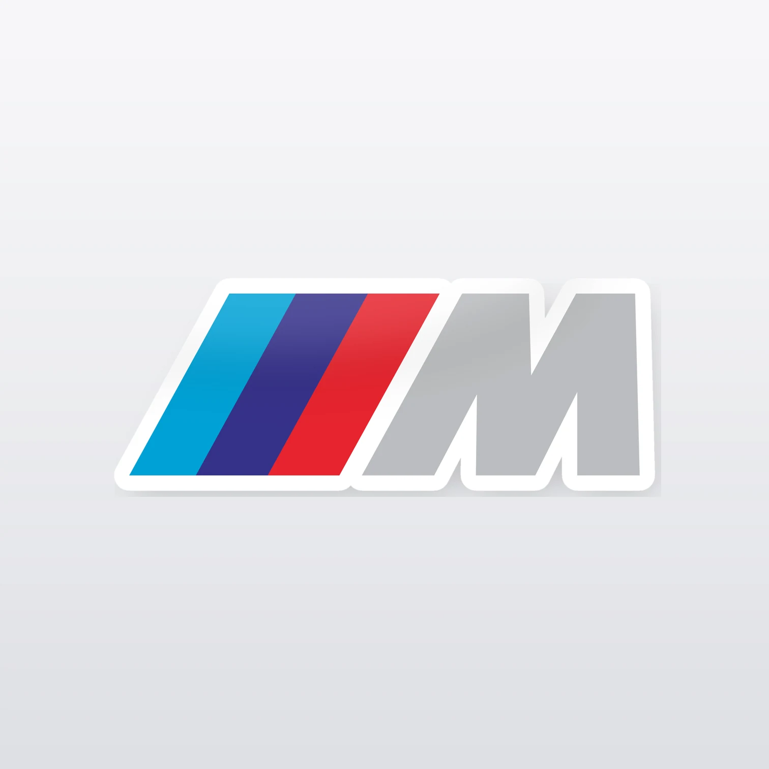 BMW M Power Custom Aufkleber Set – einzelner Aufkleber in Großaufnahme
