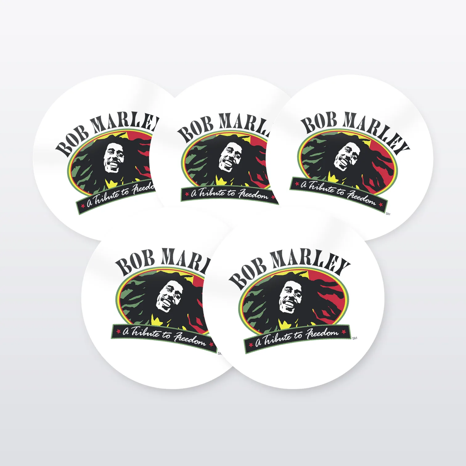 Bob Marley Aufkleber Set – 5 Sticker