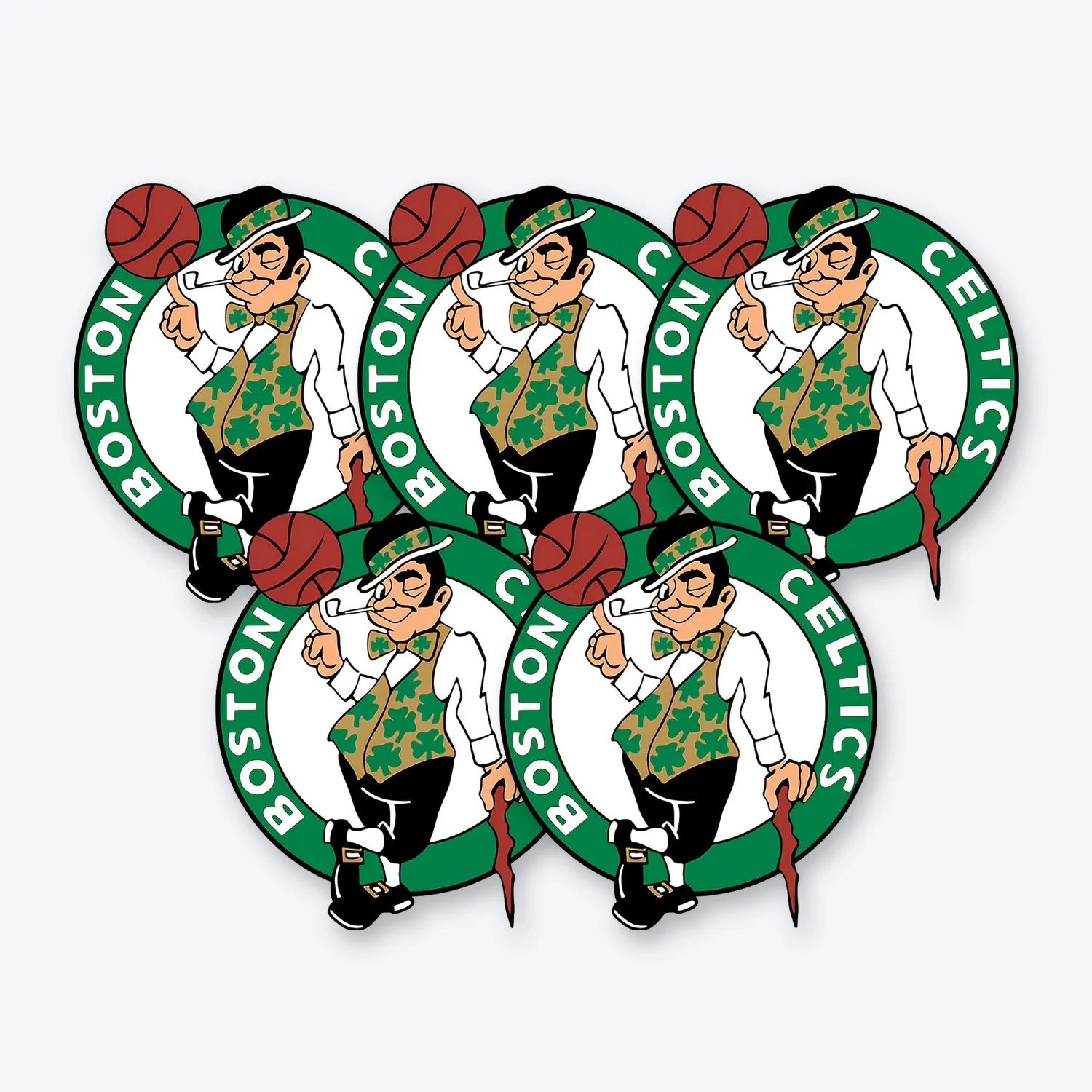 Boston Celtics NBA Aufkleber Set