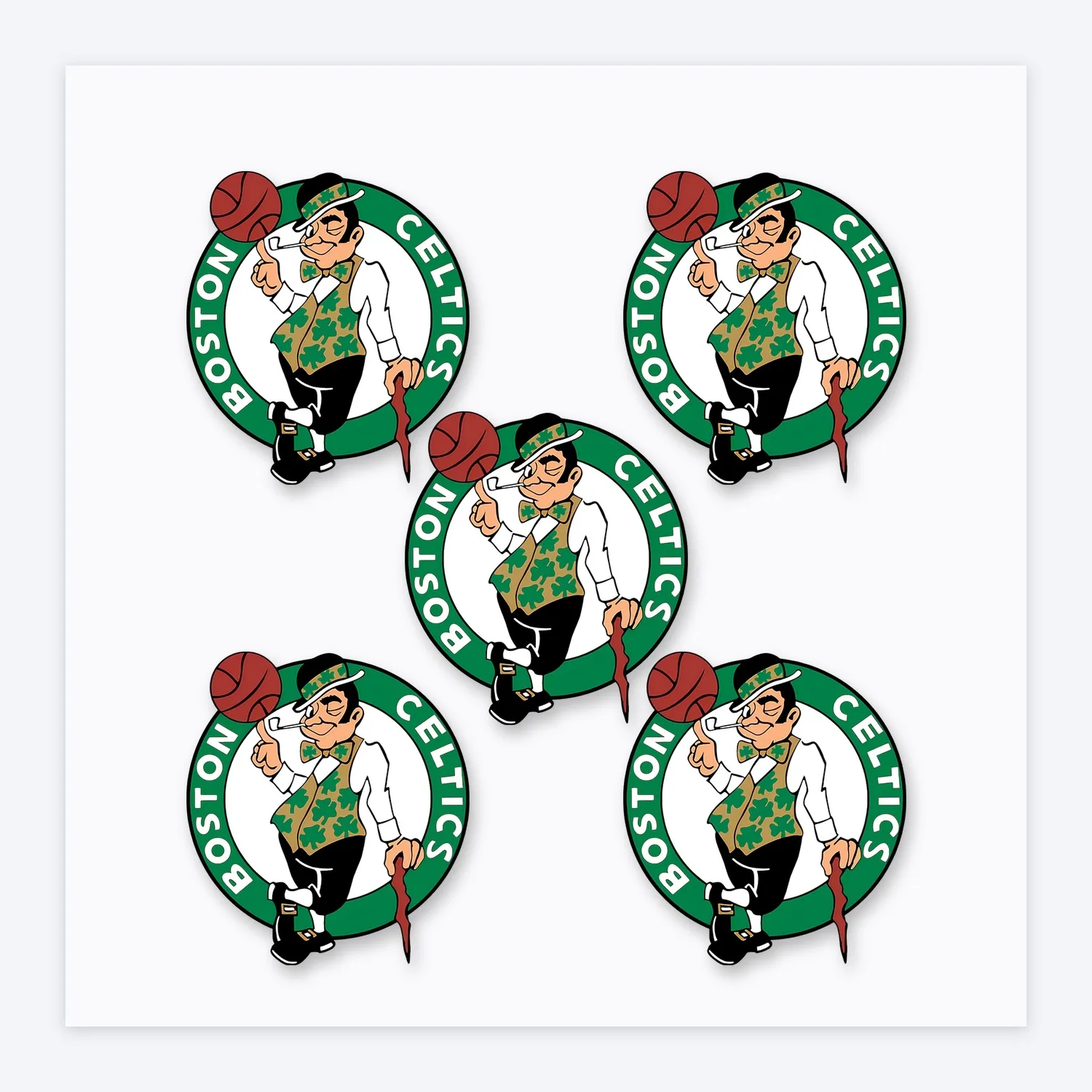 Boston Celtics NBA Aufkleber Set