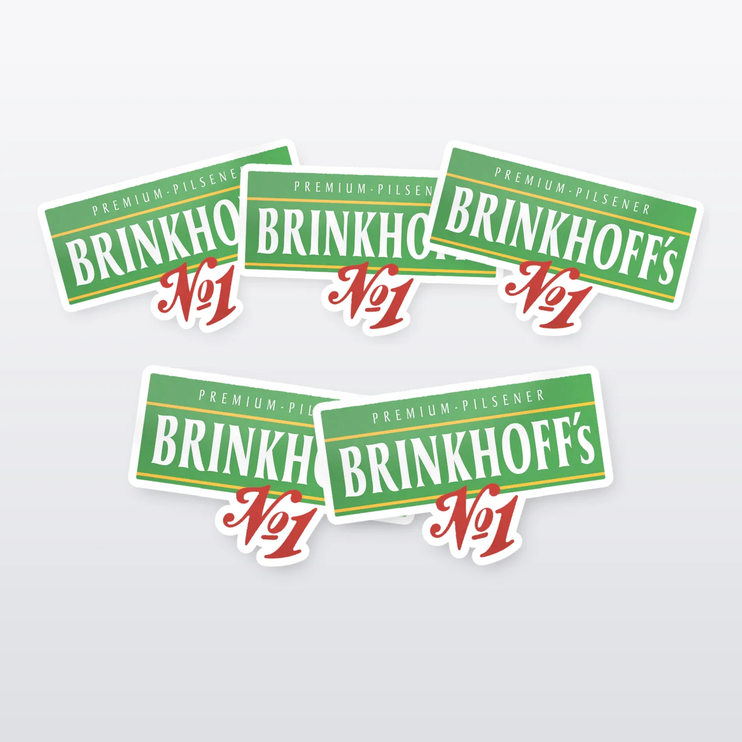 Brinkhoffs Bier Aufkleber Set – 5 Sticker