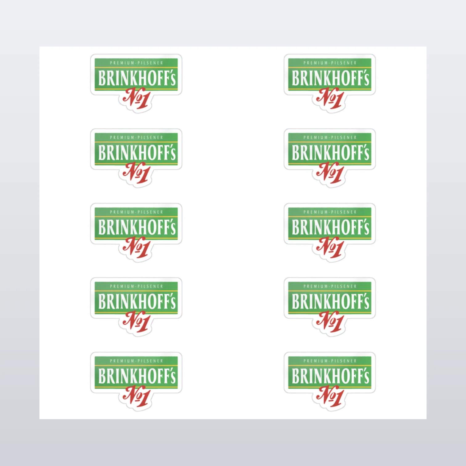 Brinkhoffs Bier Aufkleber Set – Aufkleber auf Bogen