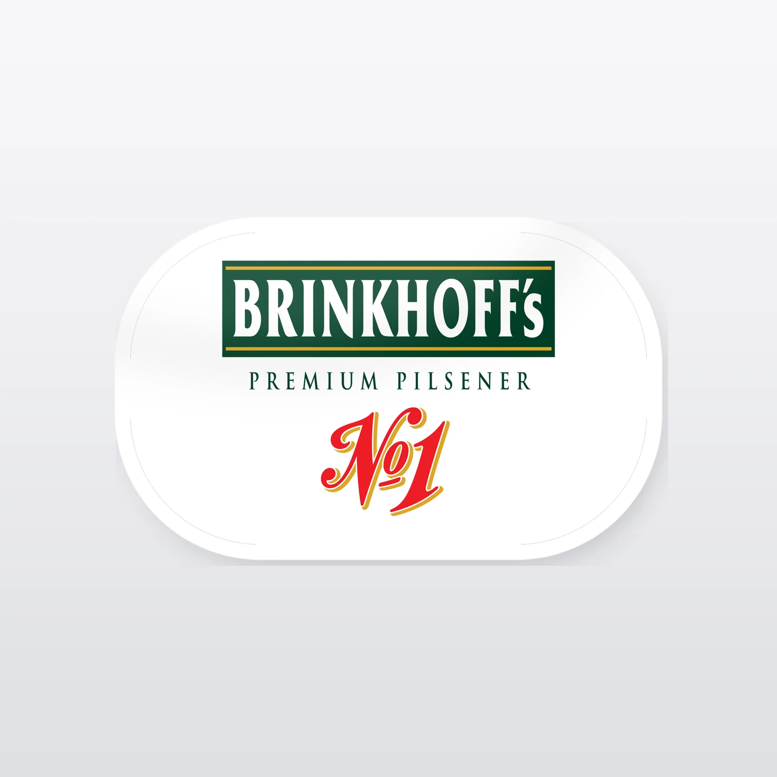 Brinkhoffs Bier Aufkleber Set – einzelner Aufkleber in Großaufnahme
