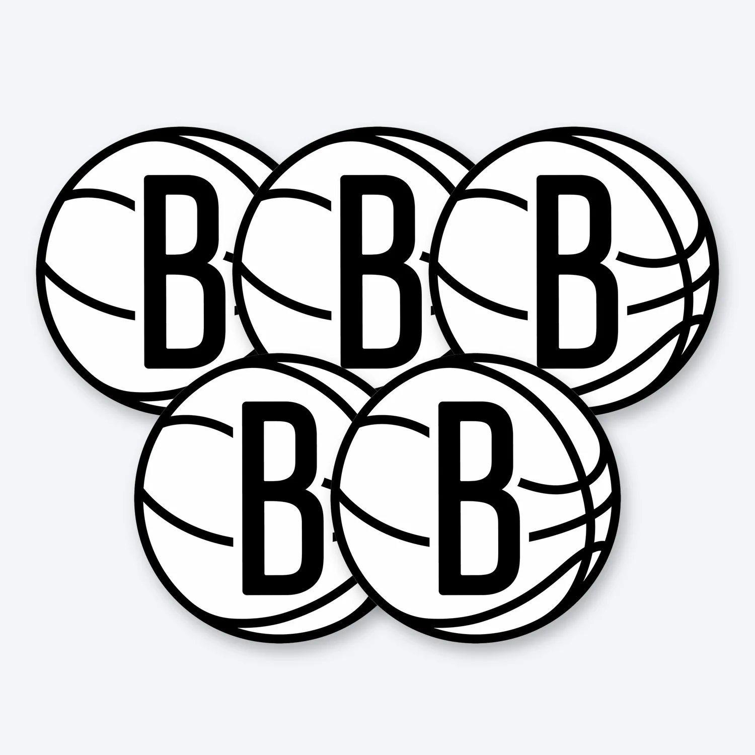 Brooklyn Nets NBA Aufkleber Set I
