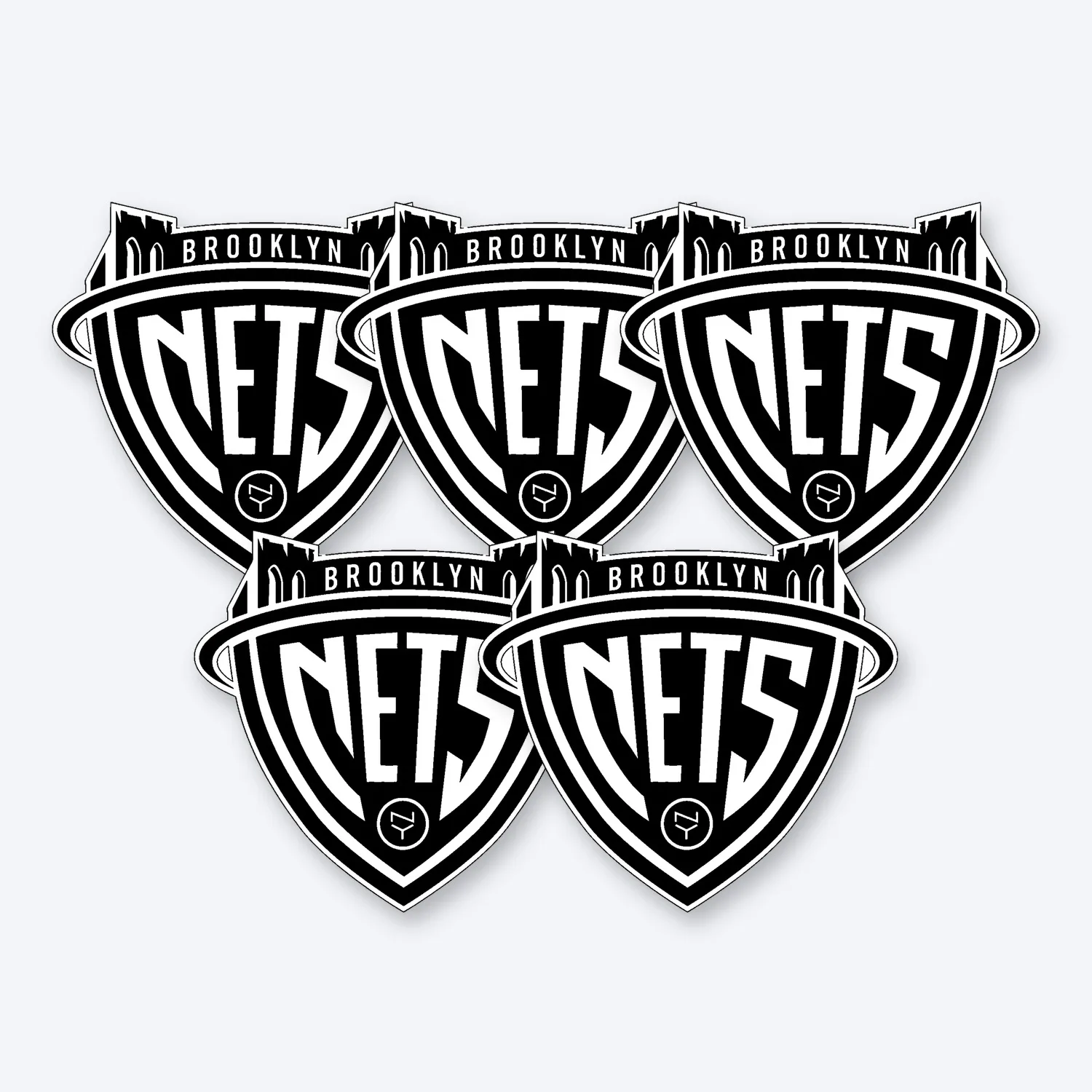 Brooklyn Nets NBA Aufkleber Set II