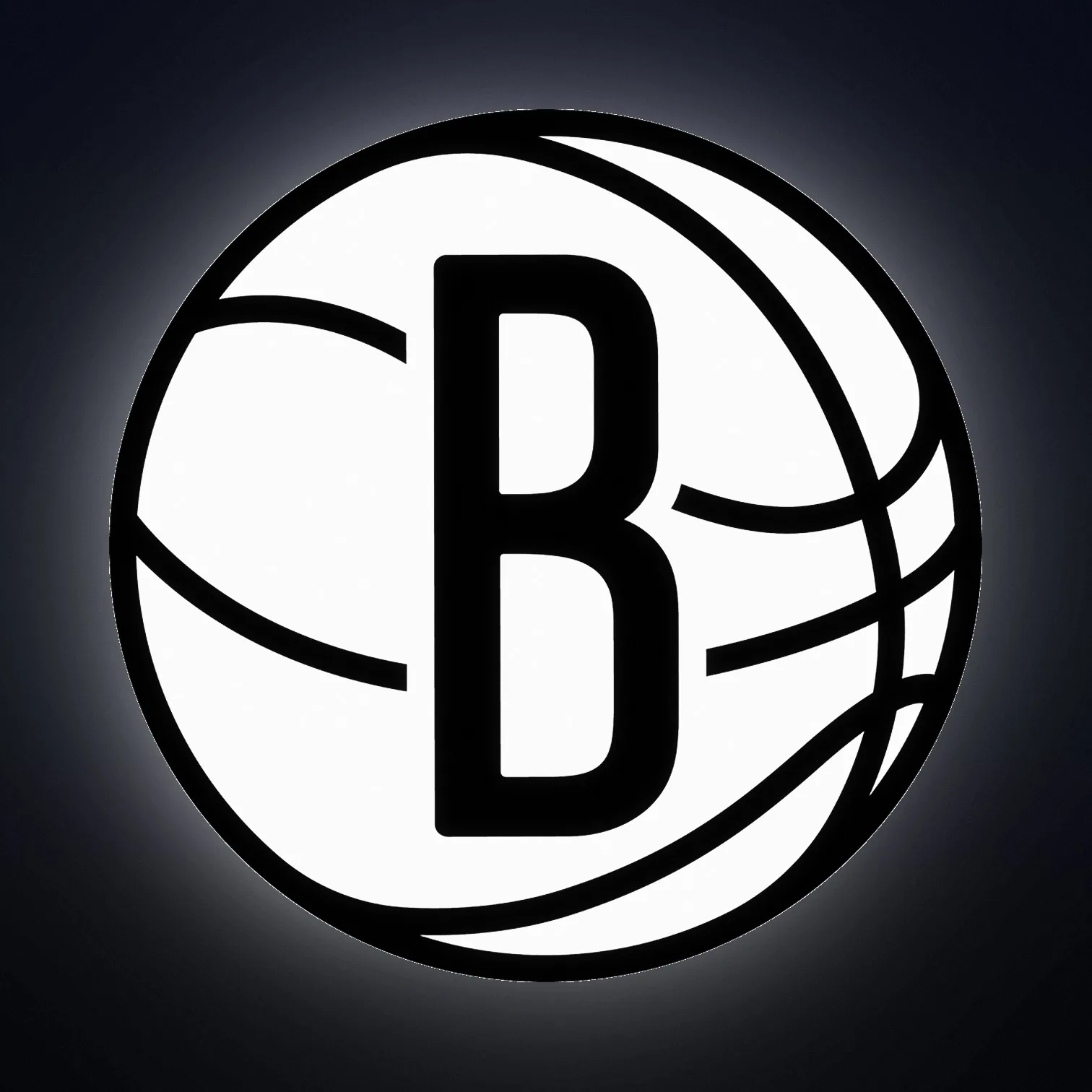 Brooklyn Nets NBA LED-Leuchte I