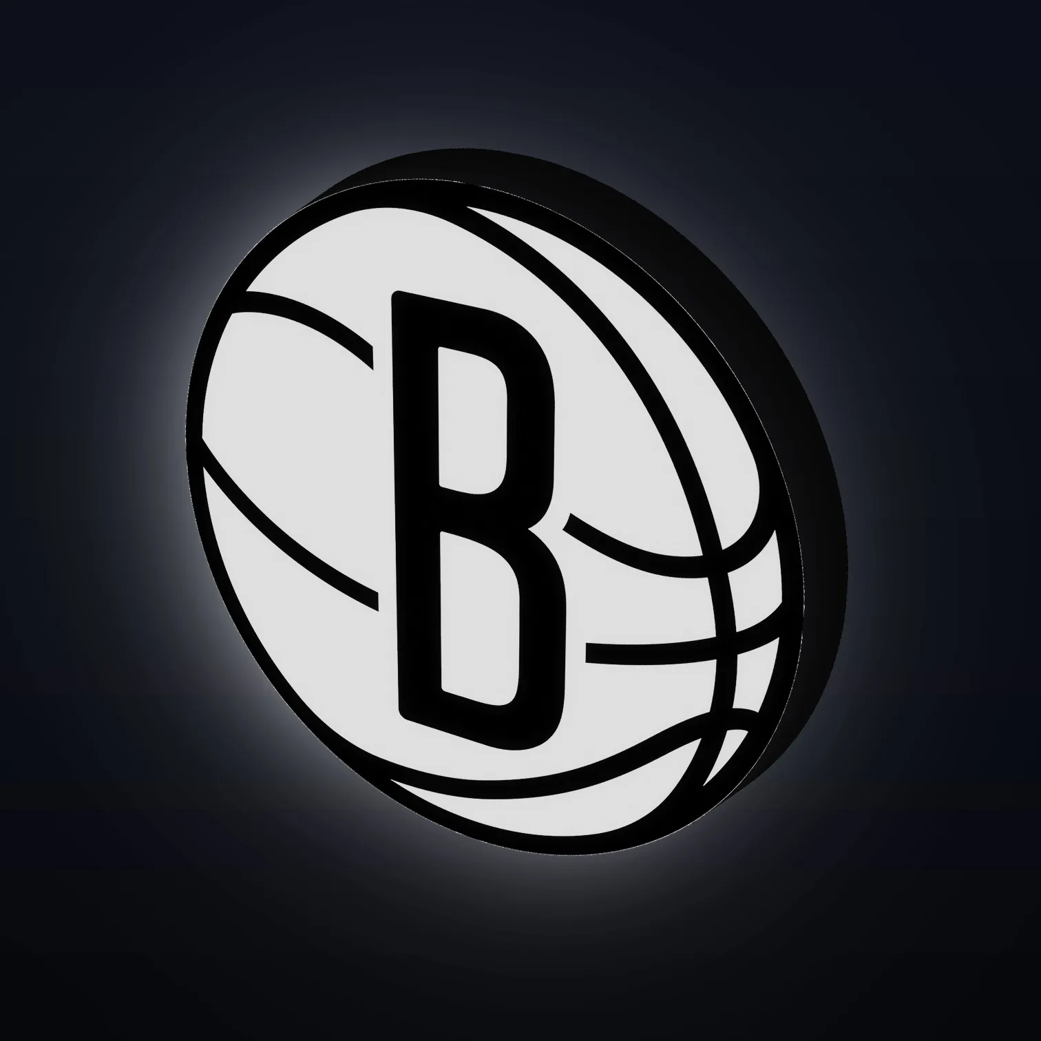 Brooklyn Nets NBA LED-Leuchte I