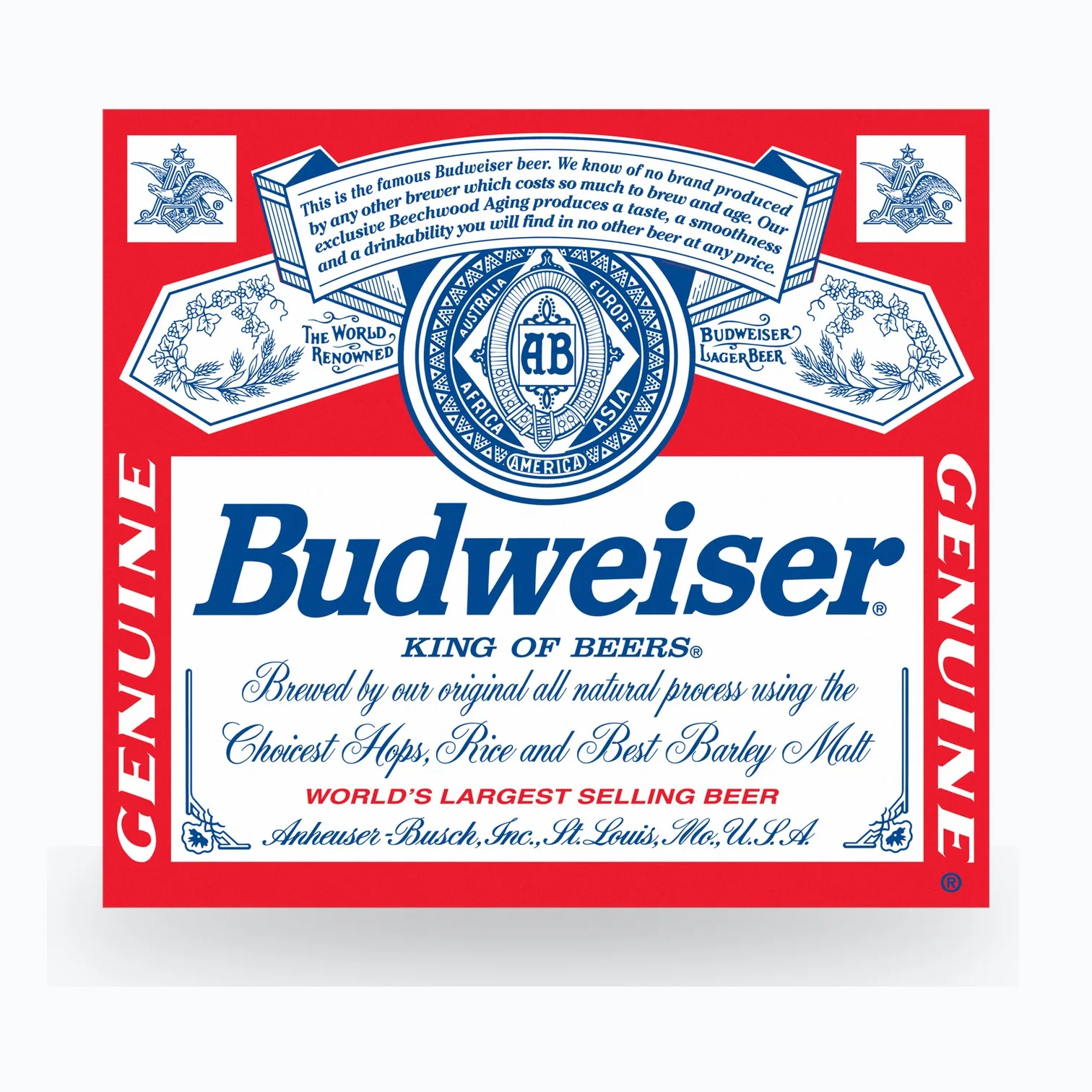 Budweiser Anheuser Busch Bud Beer LED-Leuchte