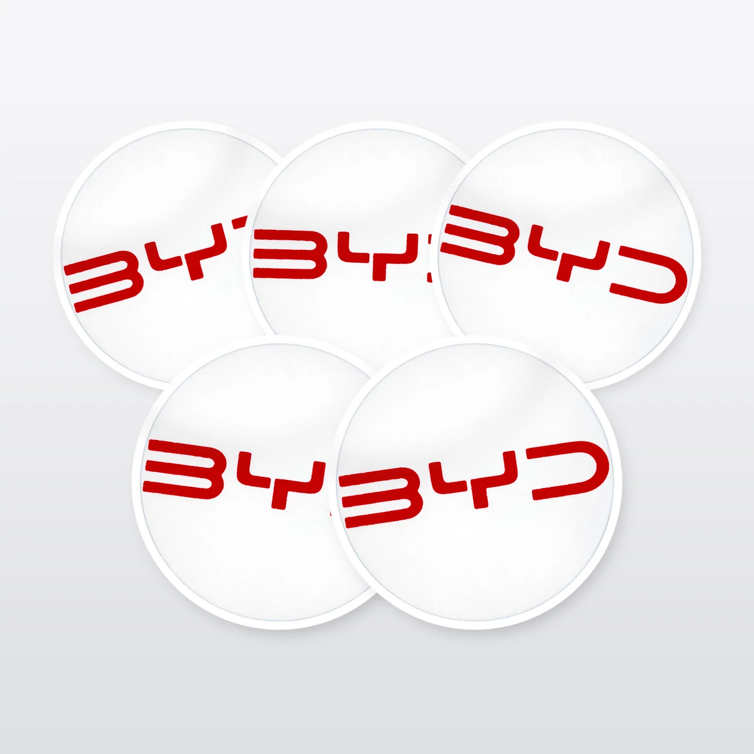 BYD Aufkleber Set – 5 Sticker