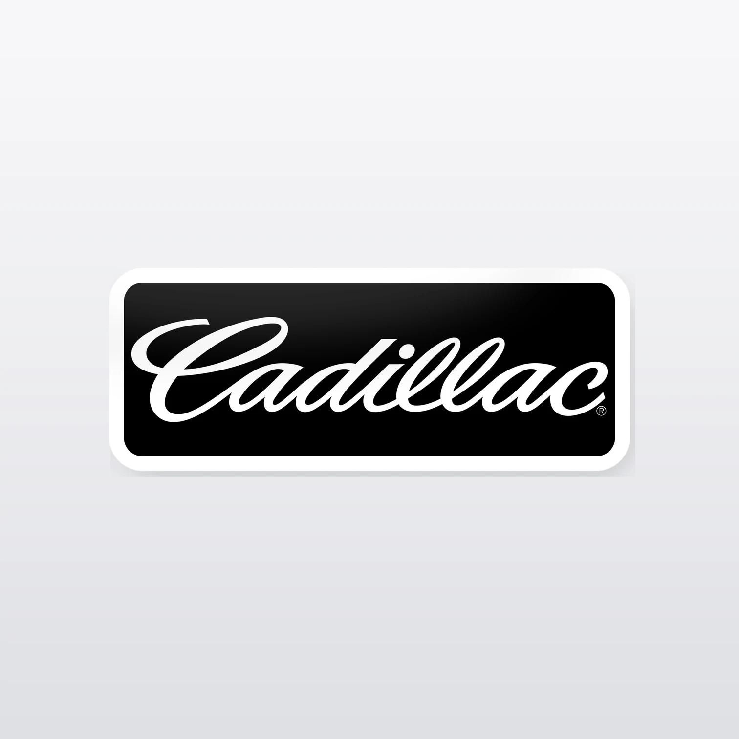 Cadillac Aufkleber Set III – einzelner Aufkleber in Großaufnahme