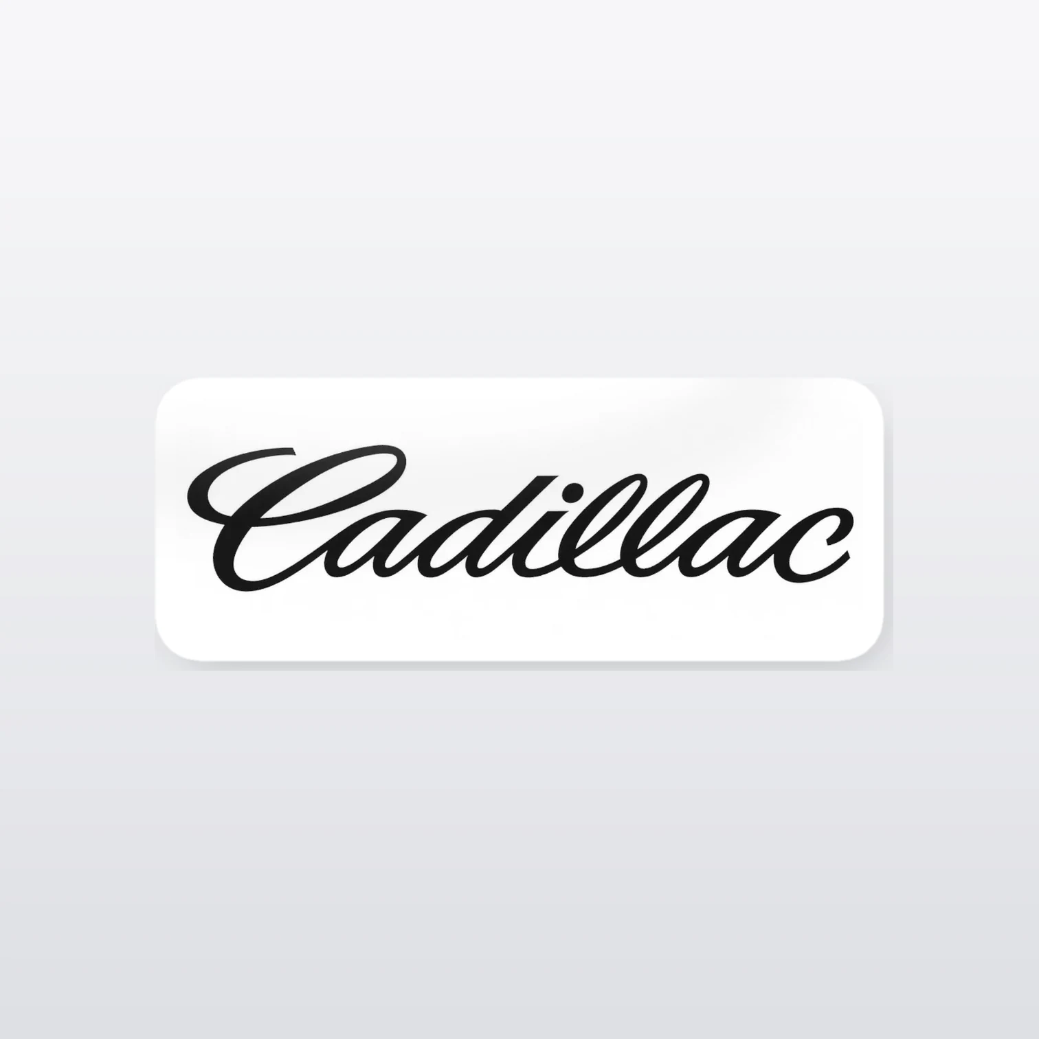 Cadillac Aufkleber Set IV – einzelner Aufkleber in Großaufnahme