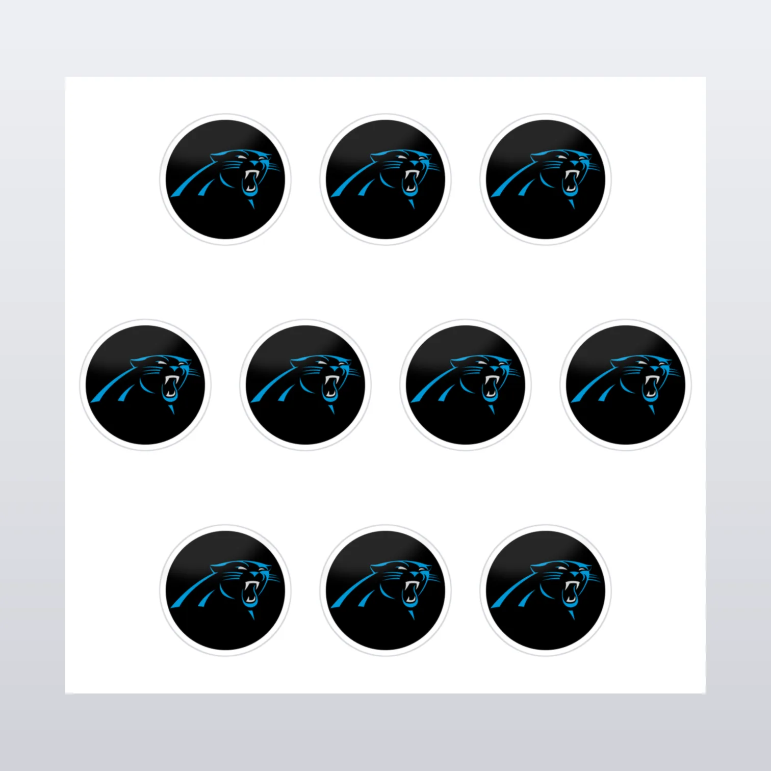 Carolina Panthers Aufkleber Set